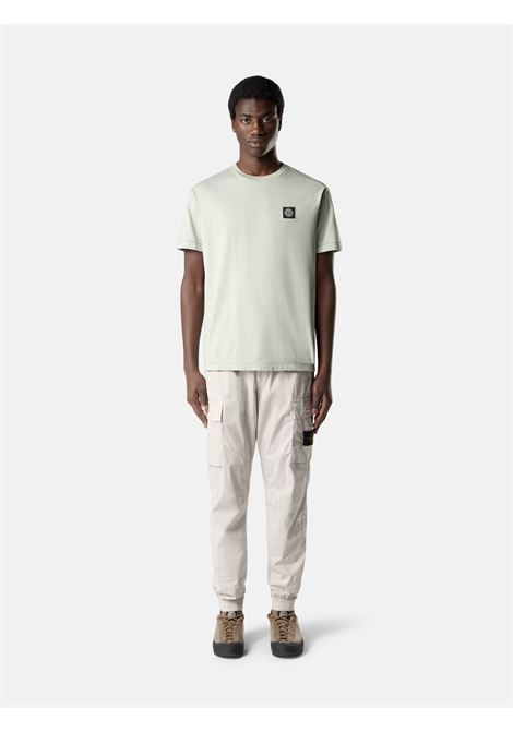 2100027 t-shirt man sage STONE ISLAND | L1S15 2100027 S0013V0055